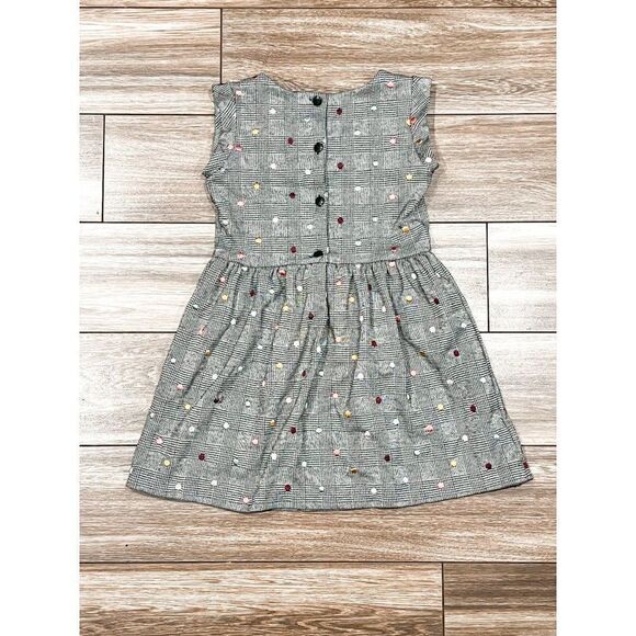 Pippa & Julie Boho Fringe Embroidered Dot Dress, Size 6 - Picture 3 of 4